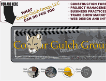 Tablet Screenshot of cougargulch.com
